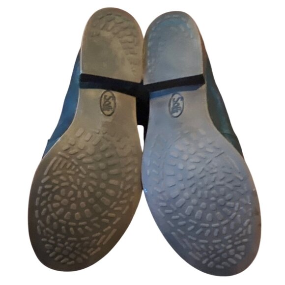 Sofft Nevara Black Leather Loafers With Metal Chain Detail Size 8.5M‎ - Picture 7 of 7